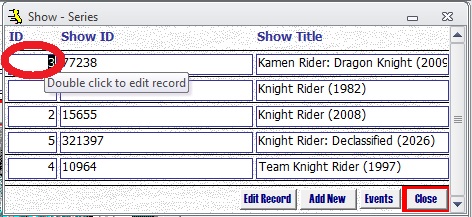 Metadata Utility – Show Management