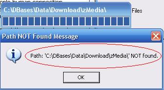 Metadata Utility – Messages - Path Not Found