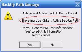 Metadata Utility – Messages - BackUp List Management