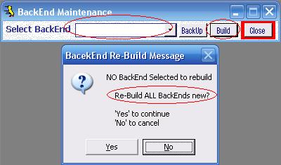Metadata Utility – Messages - BackEnd BackUp Rebuild - All