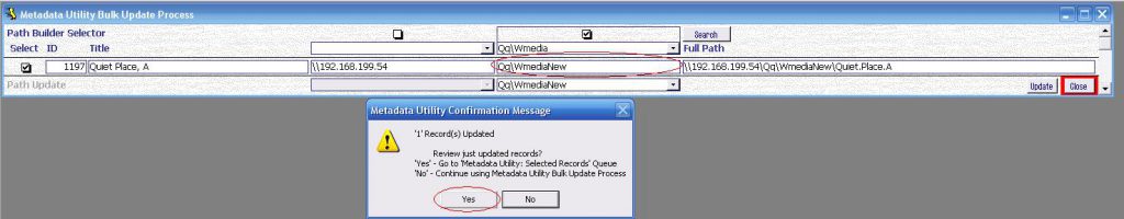 Metadata Utility – Switchboard - Bulk Update Process