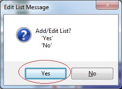 Metadata Utility - Messages - License Management - Edit