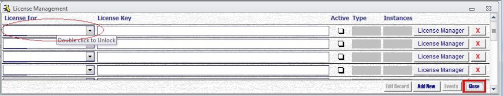 Metadata Utility - License Management - Edit