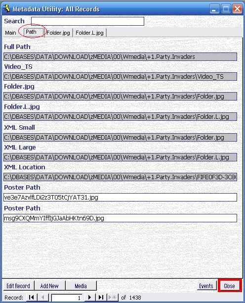 Metadata Utility – Path