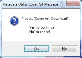 Metadata Utility – Message - Cover Art Download