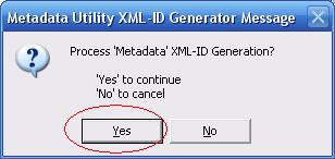 Metadata Utility – Message – XML-ID Generate