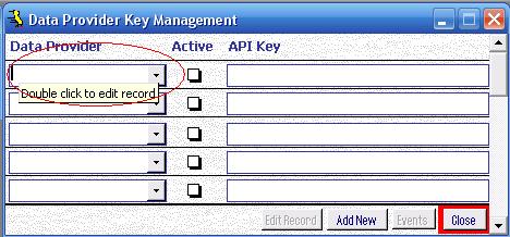 Metadata Utility – Switchboard - Data Provider API Key Management