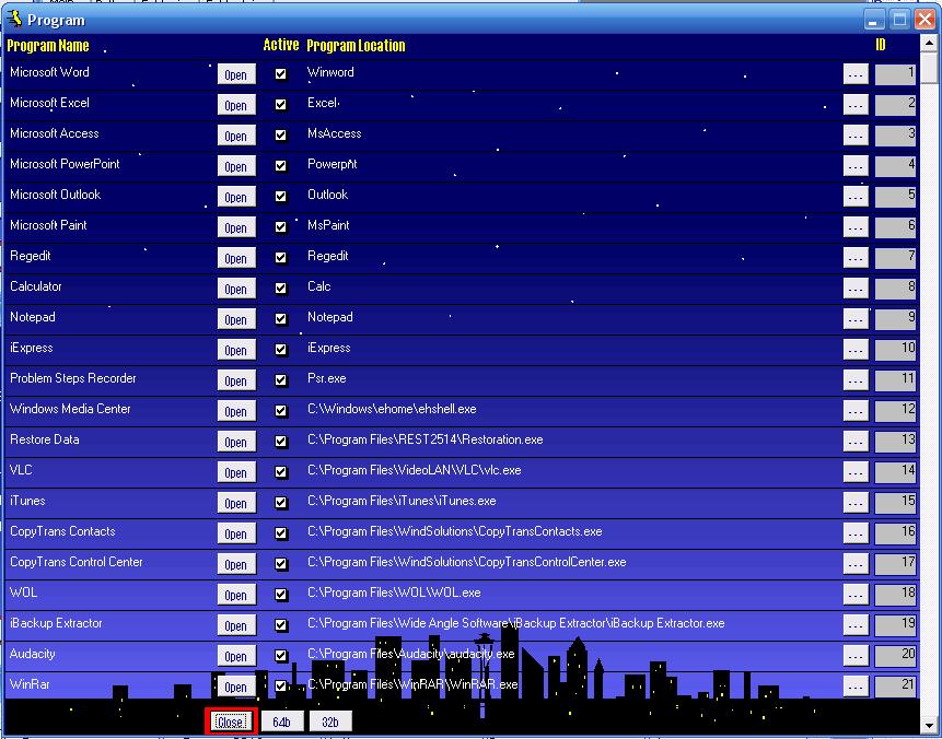 Metadata Utility – Program - Edit Mode